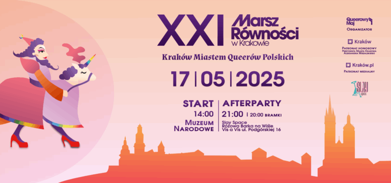 Read more about the article XXI Marsz Równości w Krakowie
