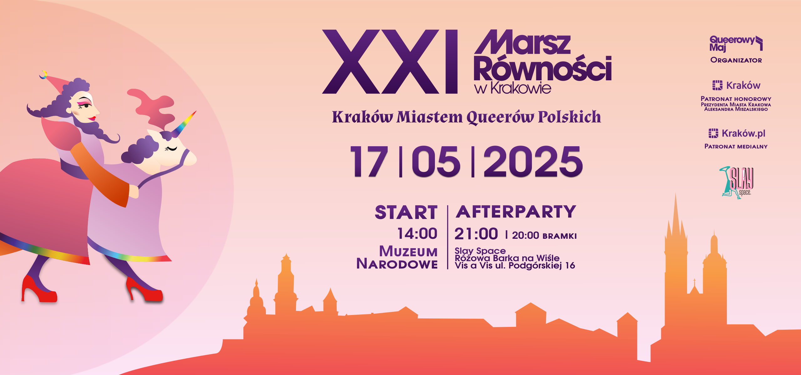 You are currently viewing XXI Marsz Równości w Krakowie